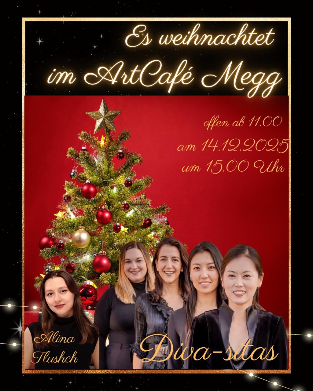 Plakat zu Es weihnachtet im ArtCafé Megg